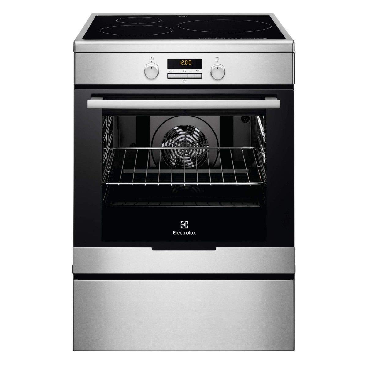 Cuisinière induction avec four chaleur tournante pulsé Electrolux EKI6771TOX